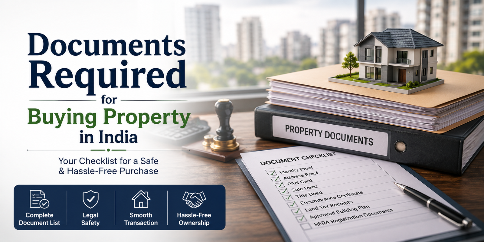 Documents Required for Buying Property in India in 2026