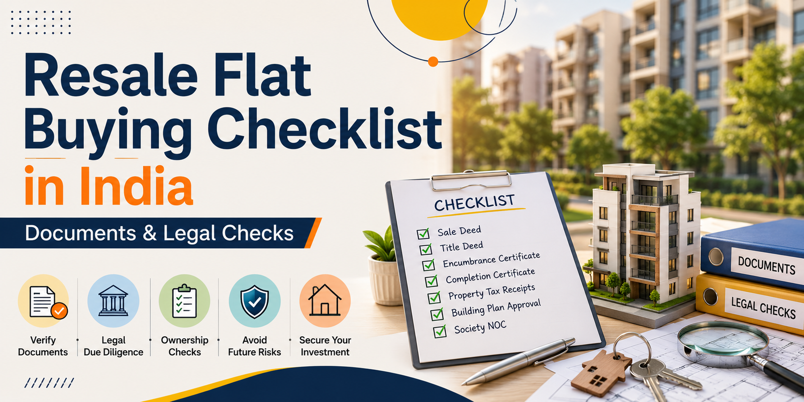 Resale Flat Buying Checklist in India: Documents & Legal Checks 
