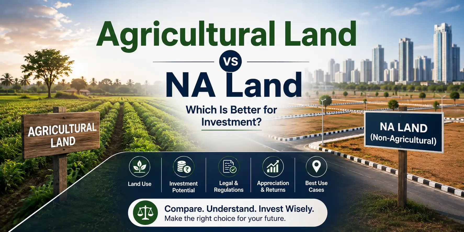 Agricultural vs NA Land: Investment Potential & Key Differences